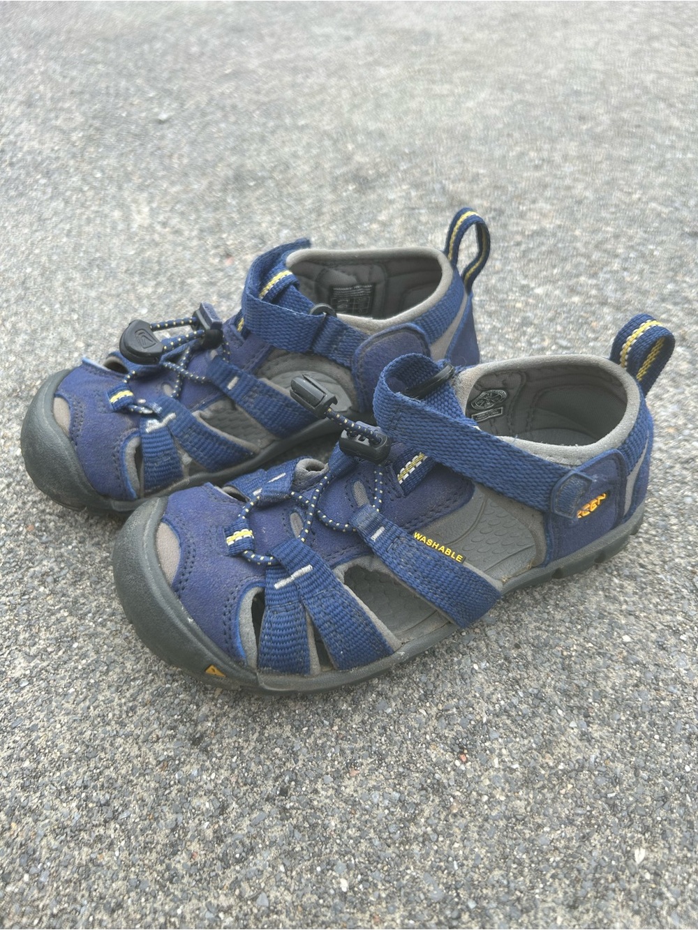 KEEN Newport H2 Toddler Closed Toe Water Sandals Navy Blue Size 11